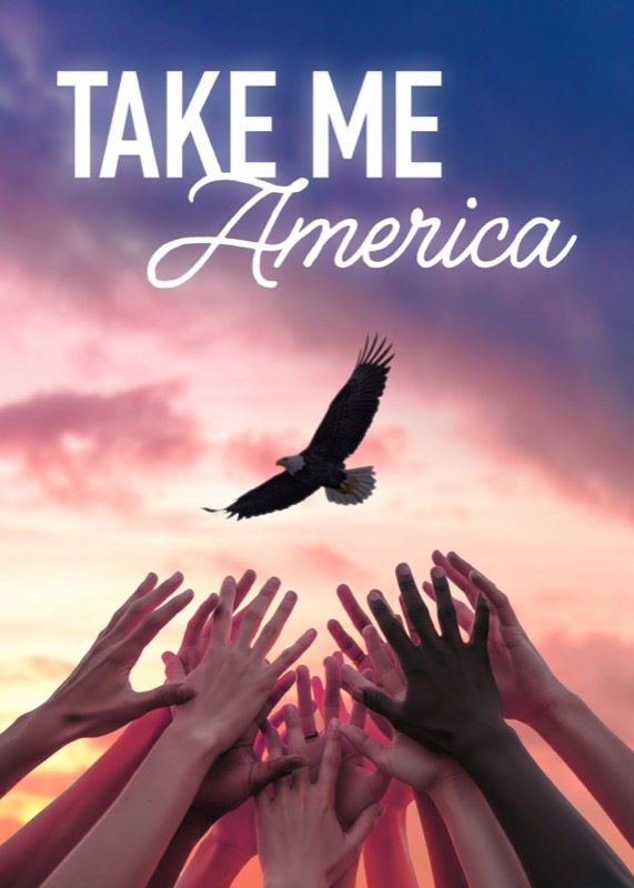 Take Me America show art